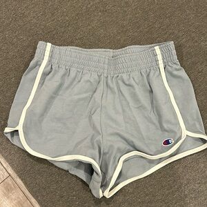 Champion - Light Blue Lounge Shorts w White Trim - Size S